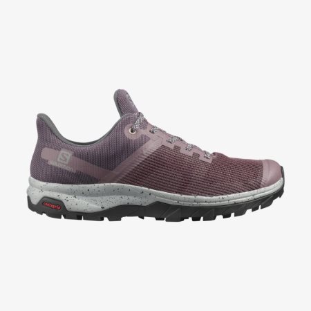 Salomon OUTline PRISM GORE-TEX Womens Hiking Shoes Burgundy | Salomon South Africa